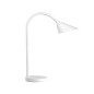 Lampara de escritorio unilux led 6w 625lm brazo flexible blanco