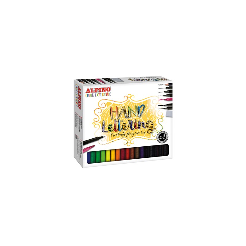 Set de dibujo alpino color experience lettering