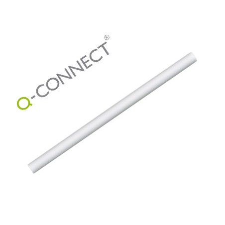 10 Unidades - Repuesto portagomas q-connect 90x5x5 mm blanco