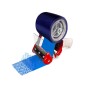 Cinta seguridad q-connect precinto postal azul 35 m x 33 mm