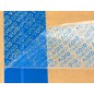 Cinta seguridad q-connect precinto postal azul 35 m x 33 mm