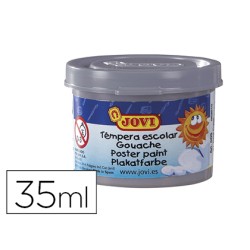 Tempera escolar jovi 35 ml color plata