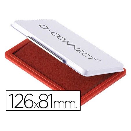 Tampon q-connect nº1 126x81 mm rojo