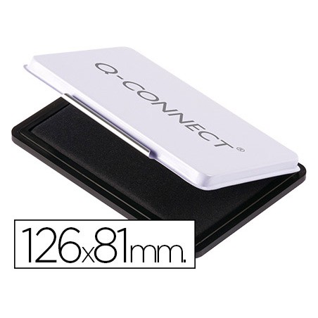 Tampon q-connect nº1 126x81 mm negro