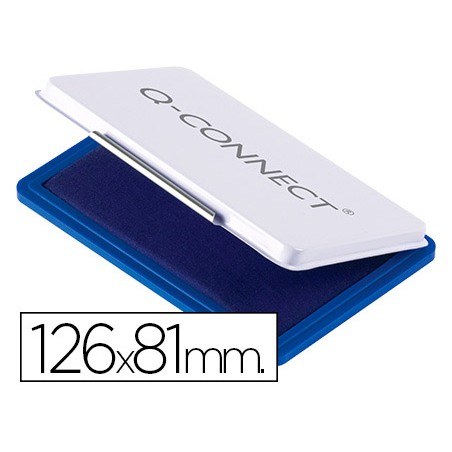 Tampon q-connect nº1 126x81 mm azul