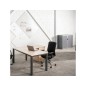 Armario metalico rocada dos puertas tipo persiana con cuatro baldas serie store 198x120x45 cm gris/gris