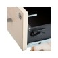 Cajonera rocada con cuatro cajones serie store 60x47x74 cm acabado gris/haya