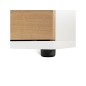 Cajonera rocada con cuatro cajones serie store 60x47x74 cm acabado gris/haya