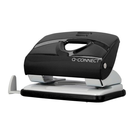 Taladrador q-connect kf14217 negro abertura 2 mm capacidad 20 hojas