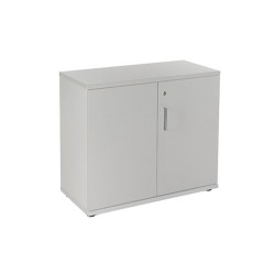 Armario rocada con dos puertas y un estante serie store 78x90x45 cm acabado gris/gris