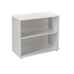 Armario rocada con un estantes serie store 78x90x45 cm acabado gris/blanco