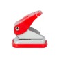 Taladrador q-connect kf14216 rojo abertura 1 mm capacidad 10 hojas