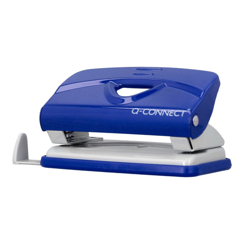 Taladrador q-connect kf14215 azul abertura 1 mm capacidad 10 hojas