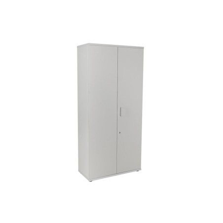 Armario rocada con cuatro estantes y dos puertas serie store 195x90x45 cm acabado an02 gris/gris