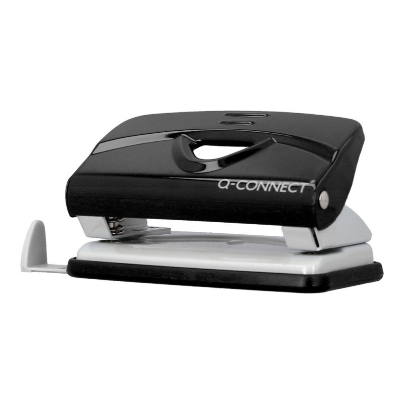 Taladrador q-connect kf14214 negro abertura 1 mm capacidad 10 hojas
