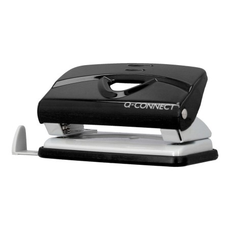 Taladrador q-connect kf14214 negro abertura 1 mm capacidad 10 hojas