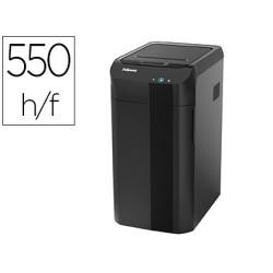 Destructora de documentos fellowes automax 550c capacidad de corte 550 hojas particulas destruye tarjeta cd