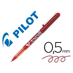 Rotulador pilot roller v-ball rojo 0.5 mm