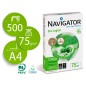 Papel fotocopiadora navigator eco logical din a4 75 gramos paquete de 500 hojas Papel fotocopiadora navigator eco logical din a4 75 gramos paquete de 500 hojas