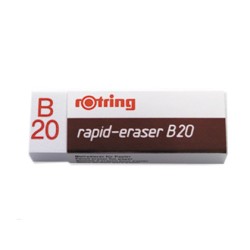 Goma de borrar rotring b20 blanca
