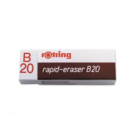 Goma de borrar rotring b20 blanca