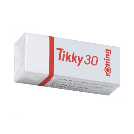 Goma de borrar rotring tikky 30 blanca