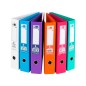 6 Unidades - Archivador de palanca liderpapel folio documenta forrado pvc con rado lomo 75 mm colores surtidos trending 6 Unidades - Archivador de palanca liderpapel folio documenta forrado pvc con rado lomo 75 mm colores surtidos trending