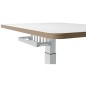 Mesa leitz ergo regulable en altura electricamente tablero 80x60 cm con usb-c y usb 5v color blanco