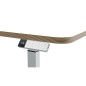 Mesa leitz ergo regulable en altura electricamente tablero 80x60 cm con usb-c y usb 5v color blanco