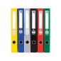 6 Unidades - Archivador de palanca liderpapel folio documenta forrado pvc con rado lomo 52 mm colores surtidos classic