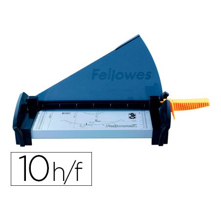 Cizalla fellowes fusion a4 de palanca hasta 10 hojas 80 gr