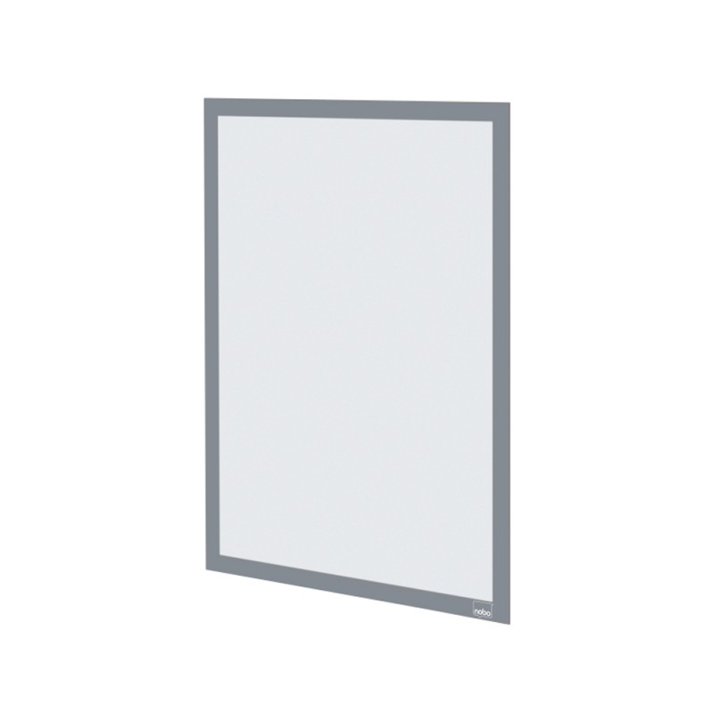 Marco porta anuncios nobo din a3 marco magnetico autoadhesivo color plata pack de 2 unidades