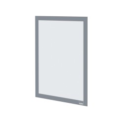 Marco porta anuncios nobo din a4 marco magnetico autoadhesivo color plata pack de 2 unidades