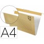 25 Unidades - Carpeta colgante gio din a4 visor superior corto cristal kraft bicolor eco lomo 30 mm