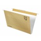 25 Unidades - Carpeta colgante gio din a4 visor superior corto cristal kraft bicolor eco lomo 30 mm