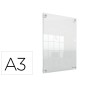 Marco porta anuncios nobo acrilico transparente mural removible din a3 sin marco 348x24x471 mm Marco porta anuncios nobo acrilico transparente mural removible din a3 sin marco 348x24x471 mm