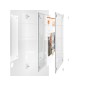 Marco porta anuncios nobo acrilico transparente mural removible din a3 sin marco 348x24x471 mm Marco porta anuncios nobo acrilico transparente mural removible din a3 sin marco 348x24x471 mm