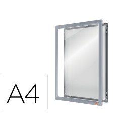 Marco porta anuncios nobo impression pro din a4 marco de clip aluminio 235x13x325 mm