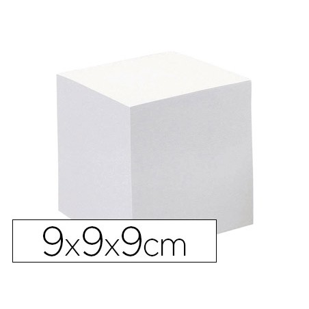 Taco papel quo vadis encolado blanco 680 hojas 100% reciclado 90x90x90 mm 90 g