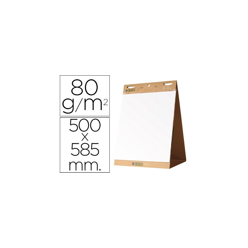 Bloc congreso bi-office liso autoadhesivo sobremesa 500x585 mm papel de 80 g