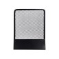 Apoyalibros metalico q-connect kf15098 rejilla negro juego 165x152x135 mm