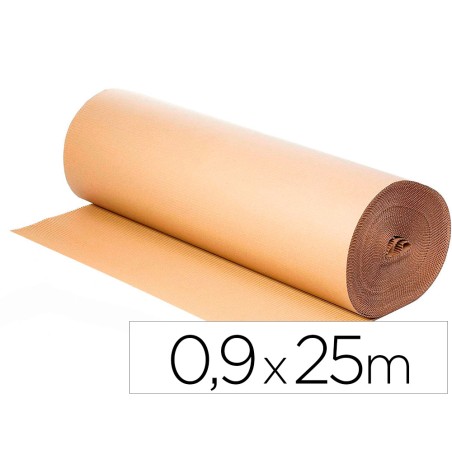 Carton ondulado q-connect kraft 250 g bobina 0,90x25 m