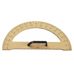Semicirculo para encerado faibo plastico imitacion madera 33,4 cm