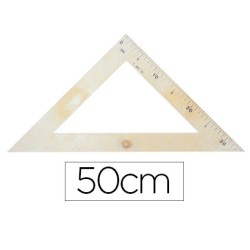 Escuadra para encerado faibo plastico imitacion madera 30 cm