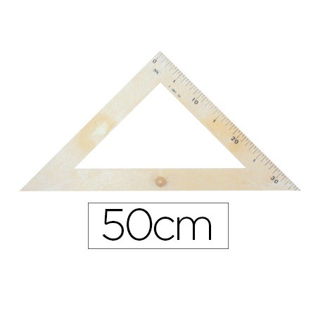 Escuadra para encerado faibo plastico imitacion madera 30 cm