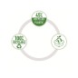 Taladrador petrus 85 recycle negro capacidad 25 hojas