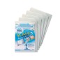 Funda de presentacion djois adhesiva permanente rigida y anti reflejo din a4 pack 5 unidades