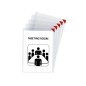 Funda de presentacion djois adhesiva removible din a4 con esquina magnetica capacidad para 10 hojas pack 5 unidades