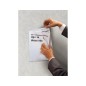 Funda de presentacion djois adhesiva removible din a4 con esquina magnetica capacidad para 10 hojas pack 5 unidades