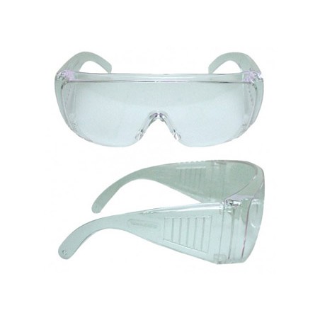 10 Unidades - Gafas deltaplus de proteccion policarbonato patillas extraplanas compatibles con gafas de visión y cascos